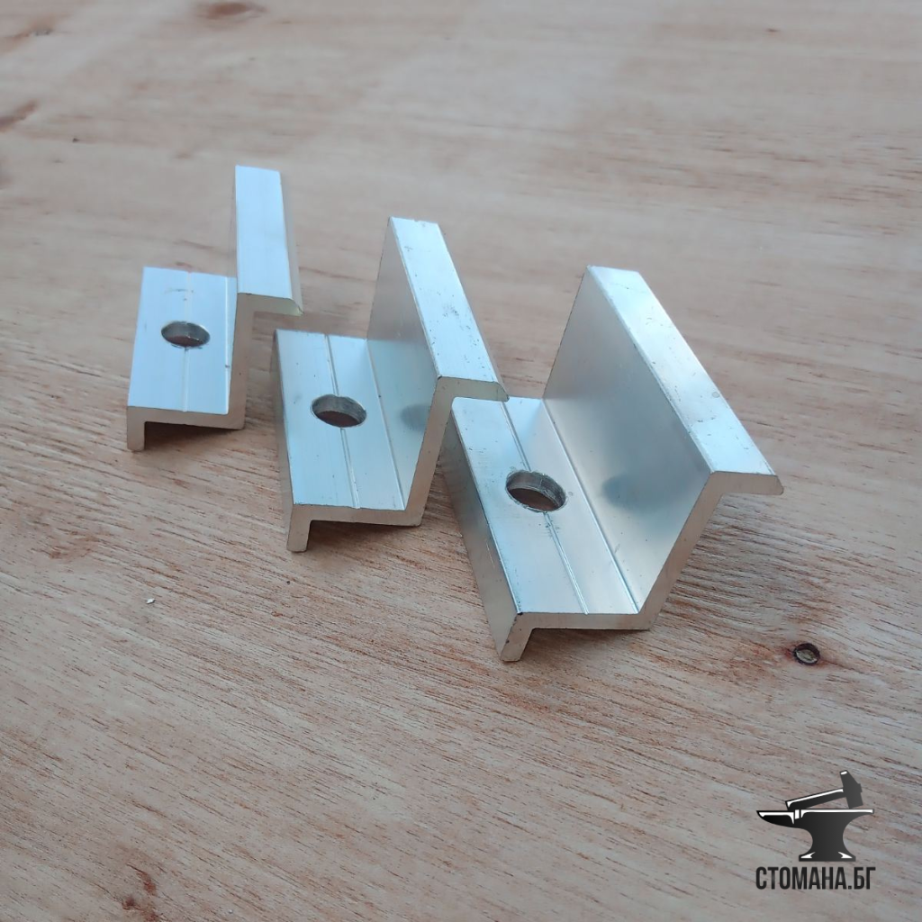 Крайни щипки дължина 55мм височина 35мм Конструкции за покрив Стомана БГ